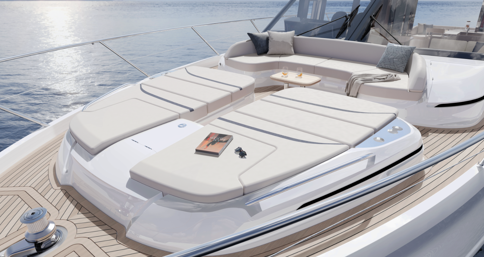 Princess S65 foredeck
